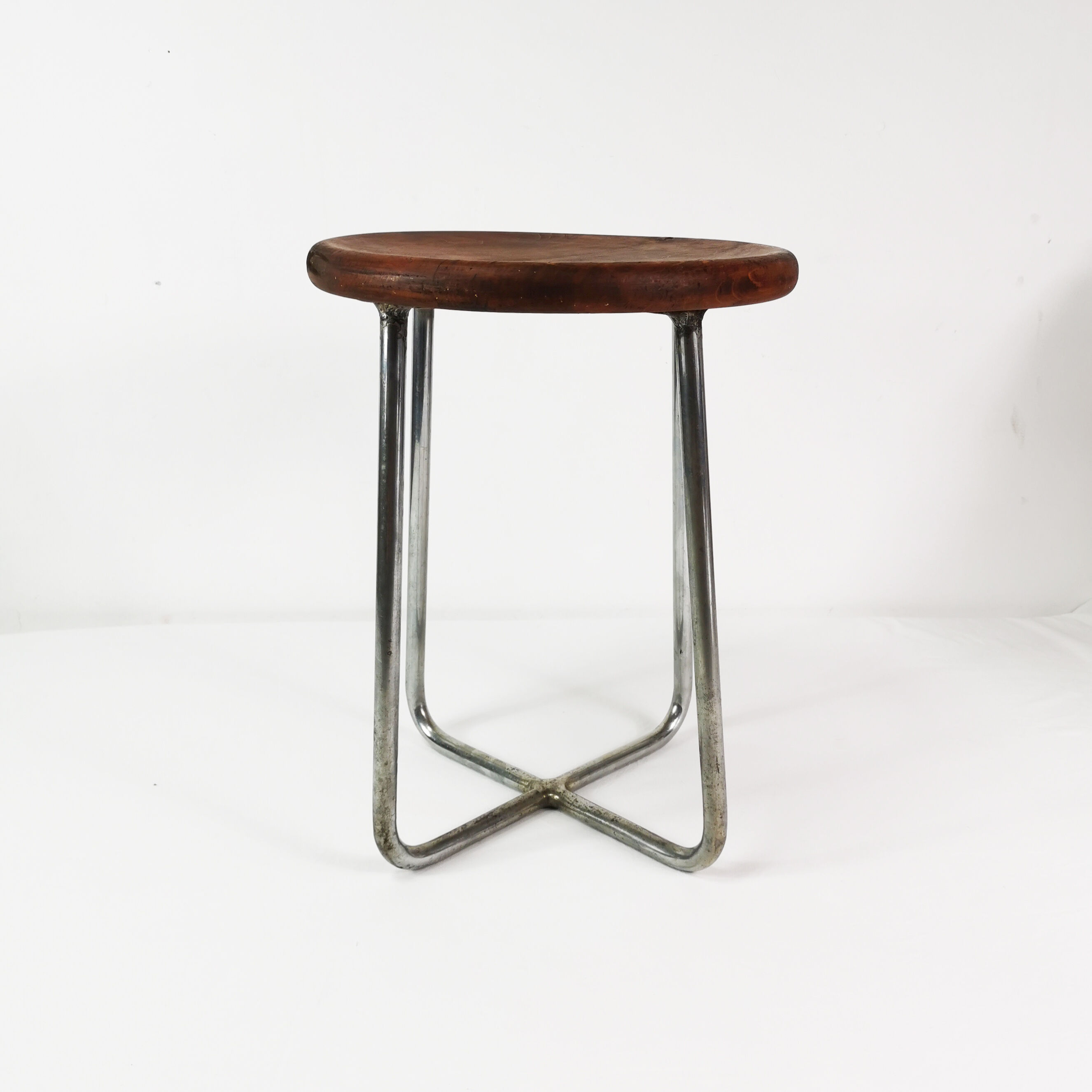 Bauhaus stool, Czechoslovakia, 1930s