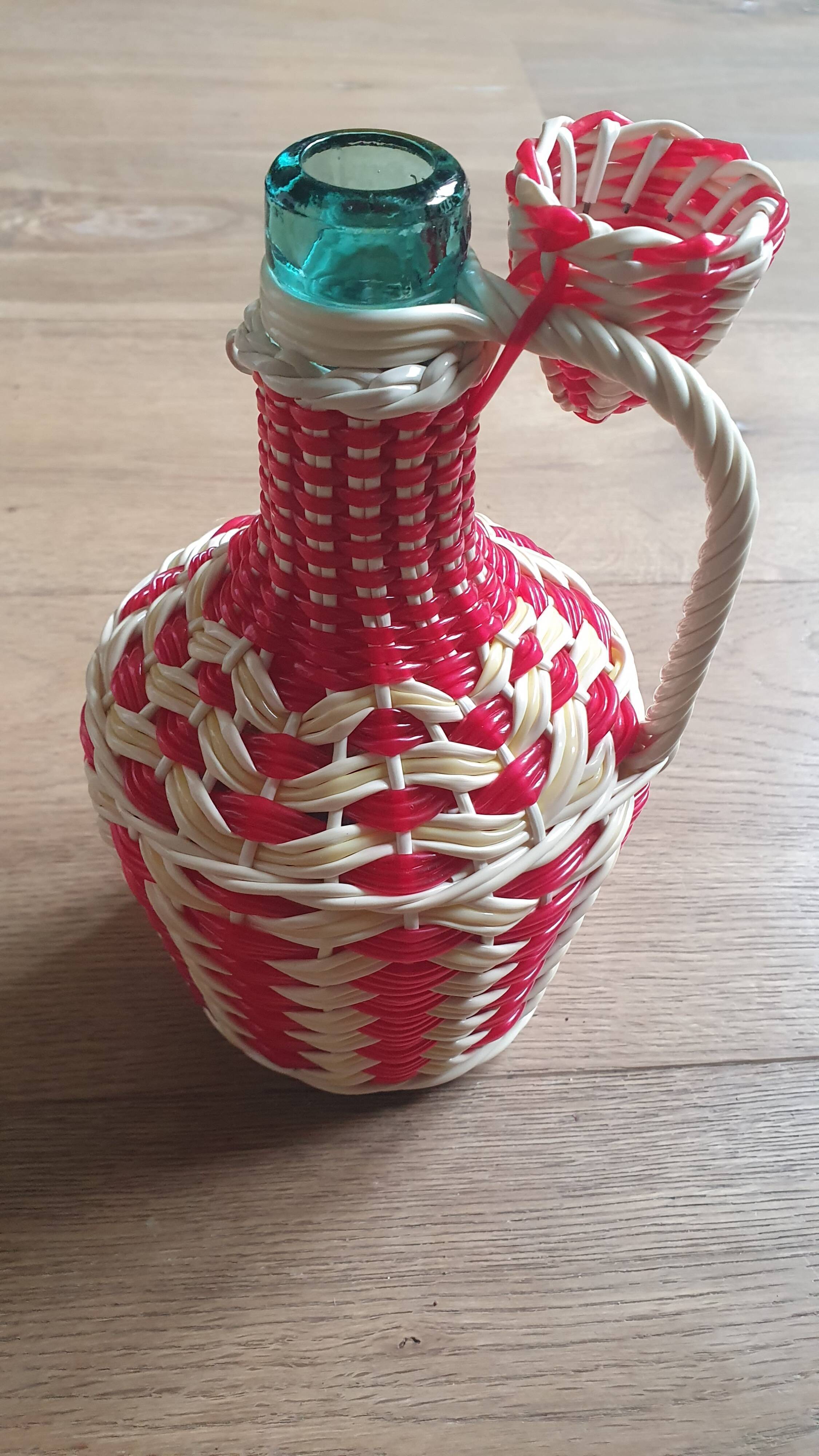 Vintage Scoubidou Bottle