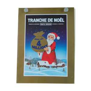 Affiche originale loterie nationale