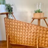 Planter vintage rattan plant holder