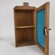 Wood art nouveau style medicine cabinet
