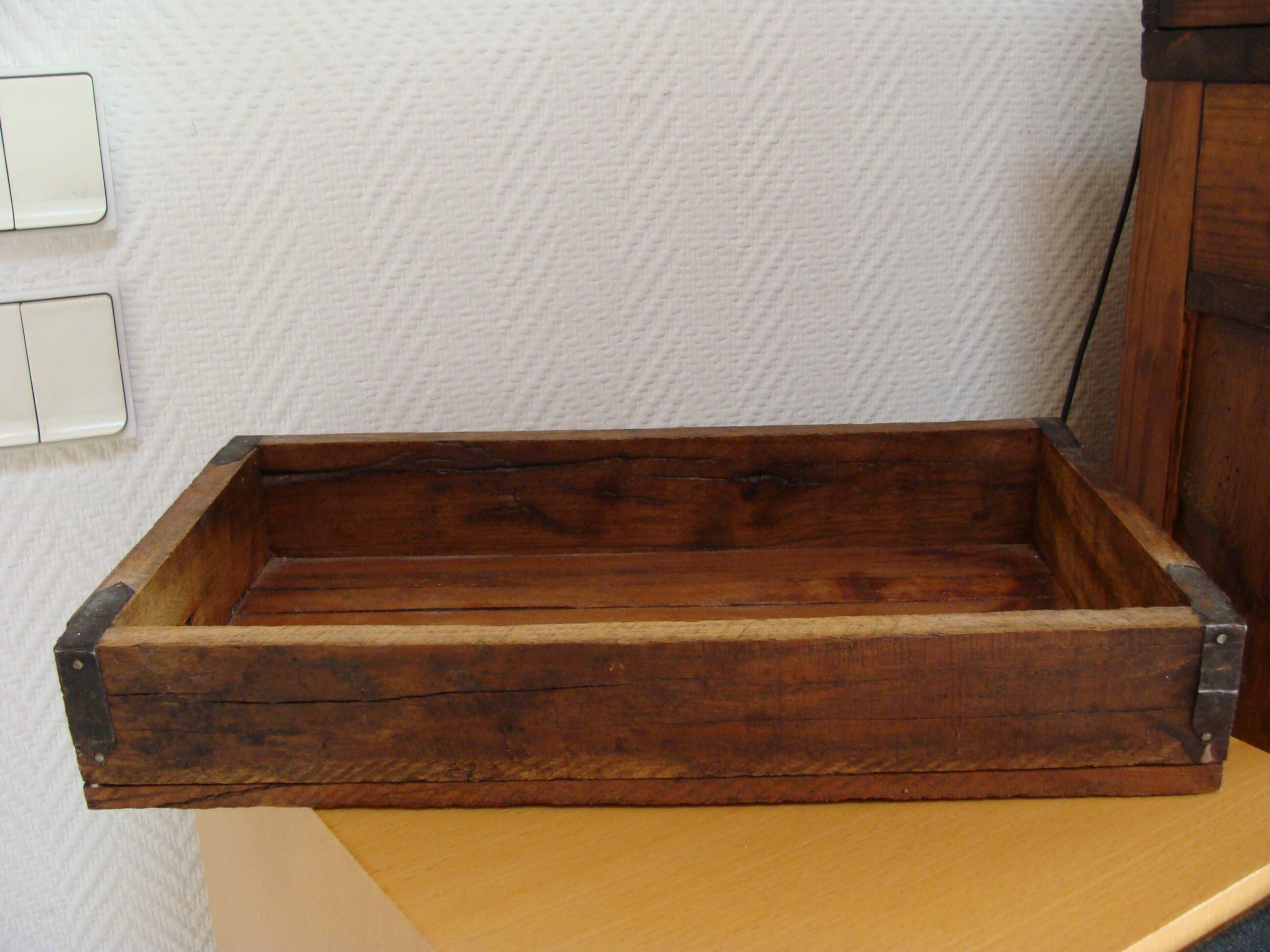 Antique wooden tray