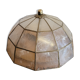 Mother-of-pearl and brass ceiling light