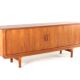 Dyrlund sideboard | 220.5 cm - fully restored danish mid century design