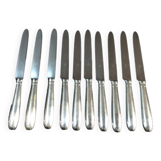 Set of 10 SF Art Deco knives
