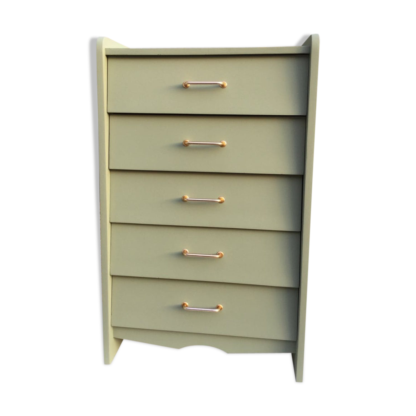 Khaki vintage dresser