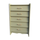Khaki vintage dresser