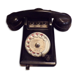 Vintage Ericsson dial phone in bakelite