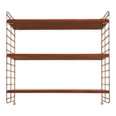 Renovated vintage shelves, String type, from the 1950s-60s.
