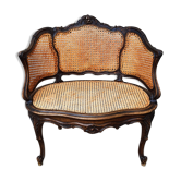Fauteuil bergère de style Louis XV