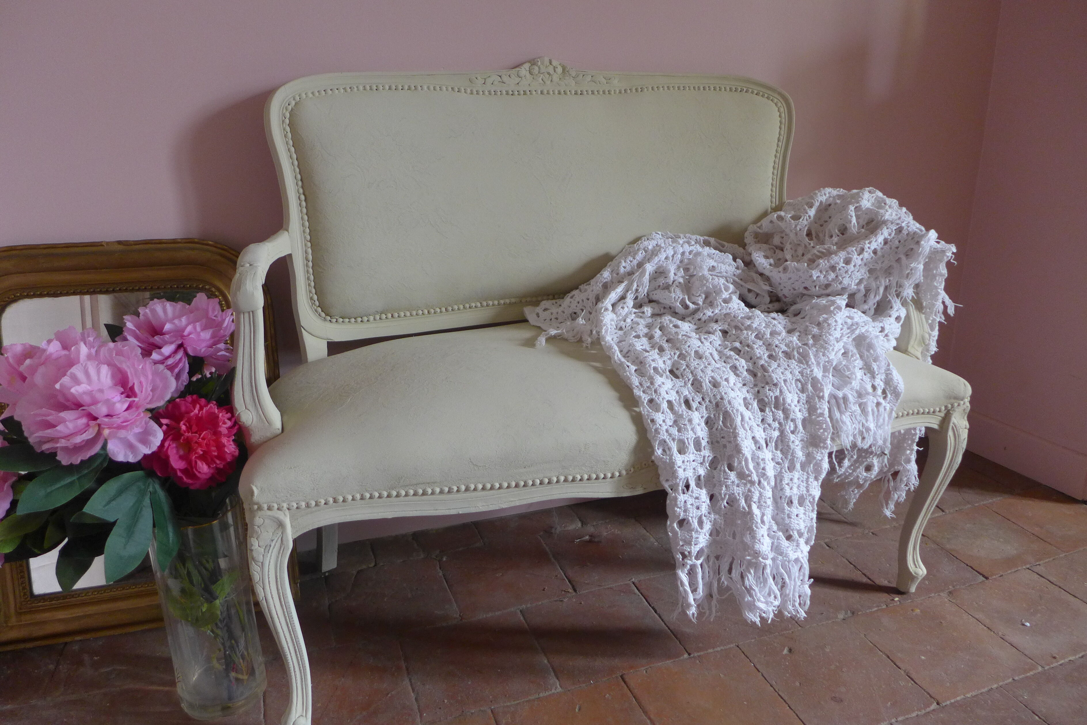 Louis XV style bench