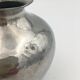 Vase ball in shiny hammered pewter, art deco, signed Chanal - 1910's