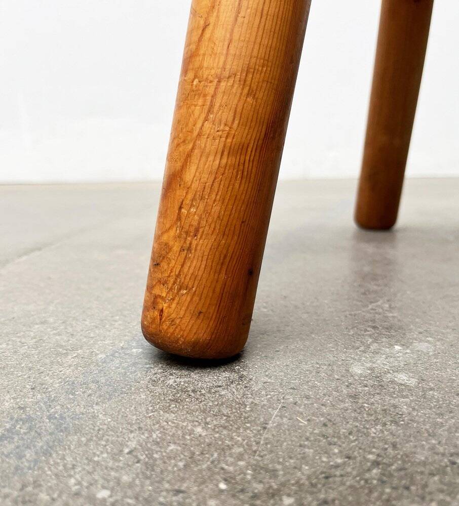 Mid-century pine sauna stool by Bertel Gardberg for Artek, 1950s.