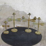 Dragonflies candlesticks