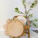 Rattan mirror
