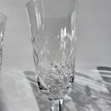 Crystal champagne flutes