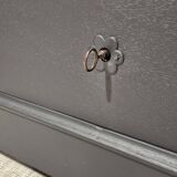 Louis Philippe glass display cabinet