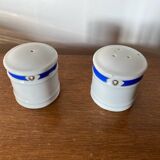Salt & pepper shakers afibel porcelain empress made in france vintage