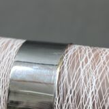 1930s Bauhaus Tubular Wall Light With Pink Glass, Czechoslovakia