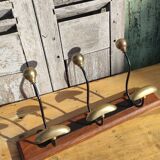 Vintage wall coat rack