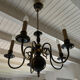 Dutch chandelier with 5 branches