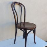 3 Fischel curved wood bistro chairs