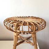 Franco Albini rattan side table 1960