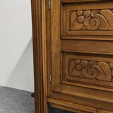 Brutalist oak sideboard by Joseph Savina circa 1950
