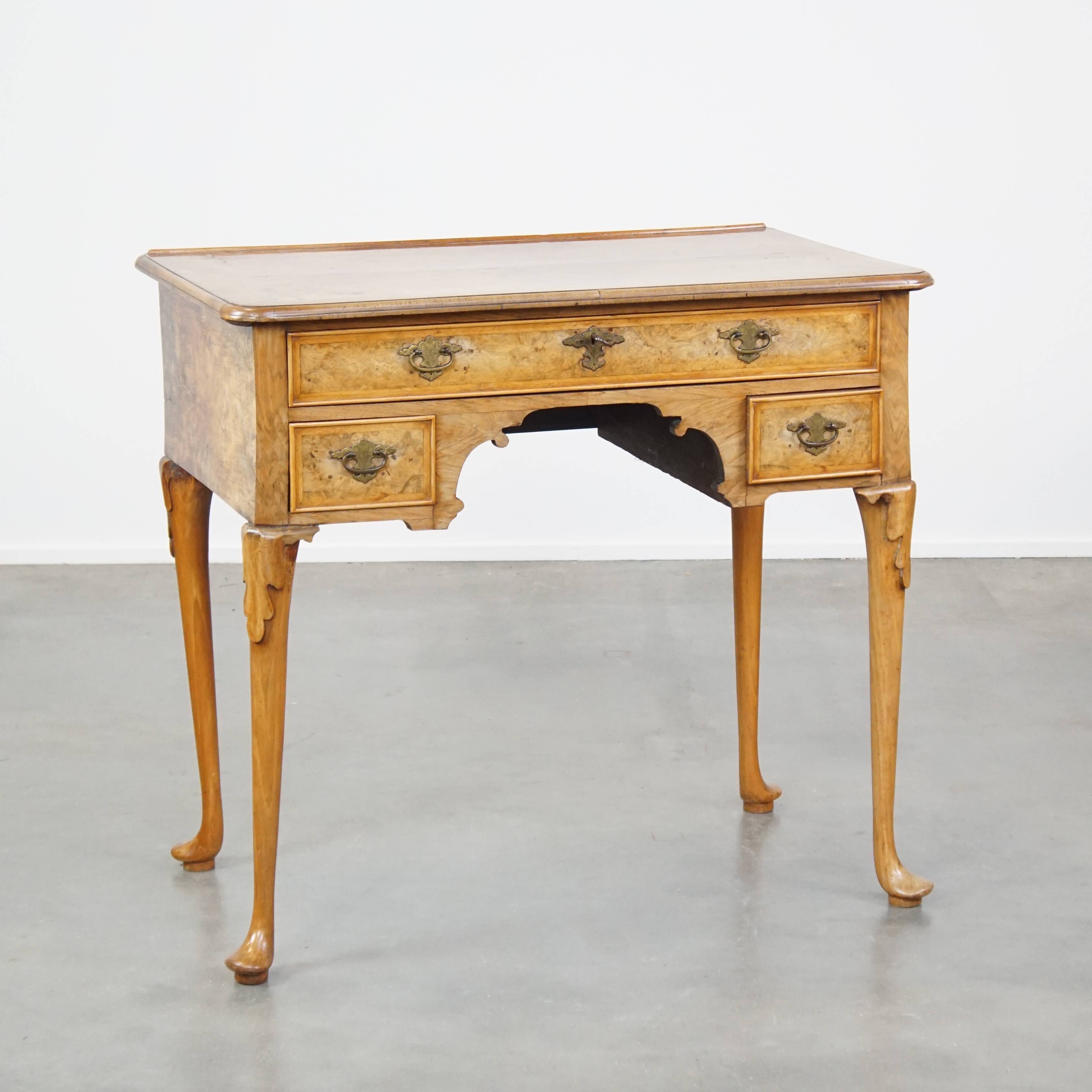 Antique Dutch Walnut Writing/Side Table from the 18th Century