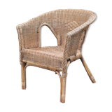 Wicker armchair