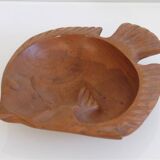 Teak pocket in fish shape 1960