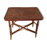 Rattan table