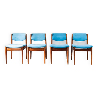 4 design dining chairs