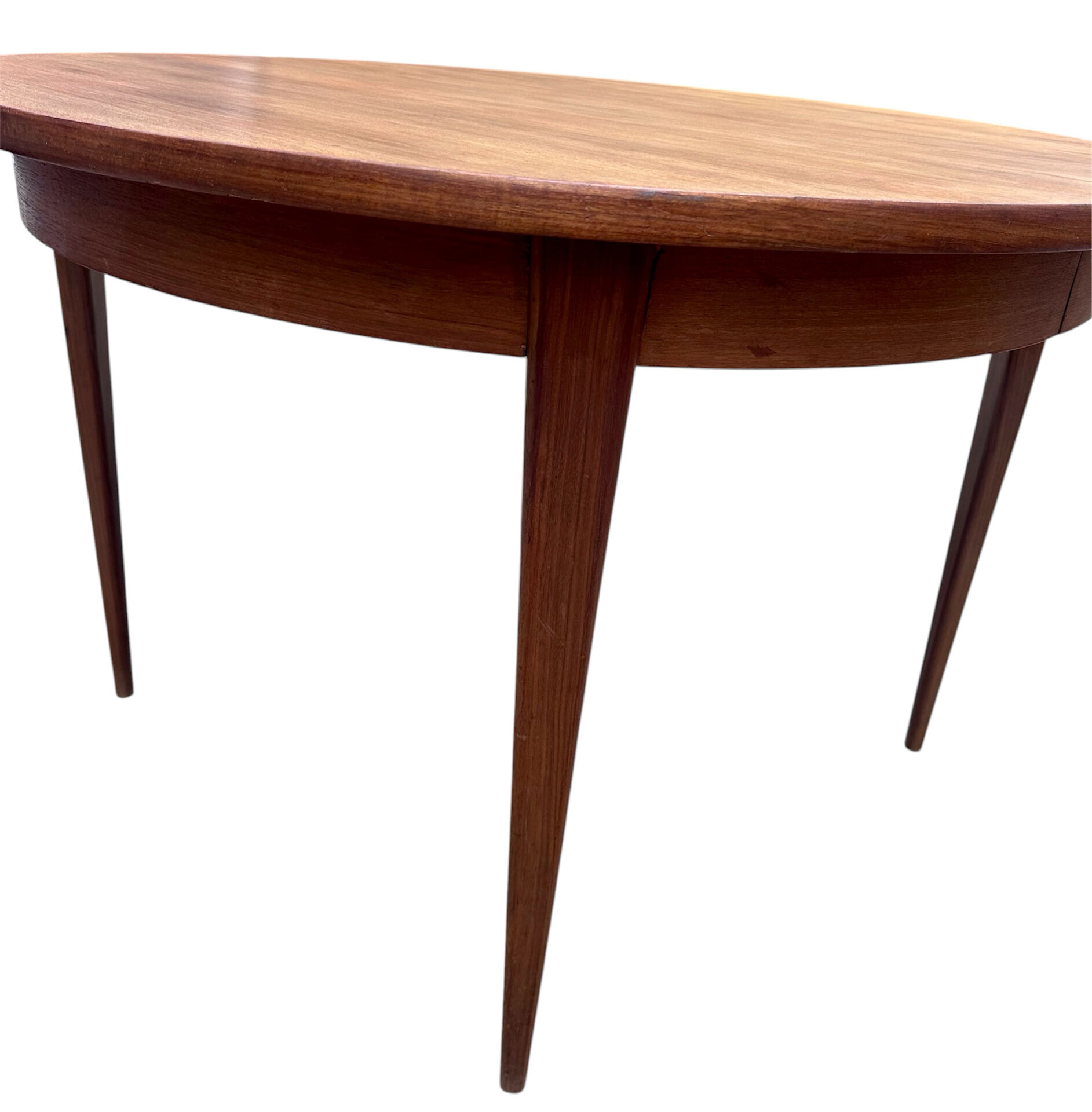 Table ronde extensible vintage scandinave
