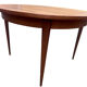 Table ronde extensible vintage scandinave