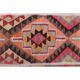 1970s Vintage Turkish Hand-Knotted Wool Cotton Red Runner Rug 83x314