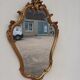 Miroir doré baroque style Louis XV biseauté