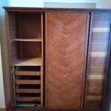 70s wardrobe with sliding doors