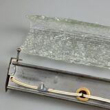 60s 70s wall lamp mirror light Germany Ice Glass Space Age Design