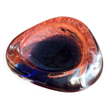 Vintage 60s/70s Murano Sommerso Ashtray Bowl Glass