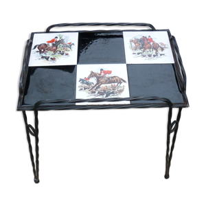 table basse en fer forgé