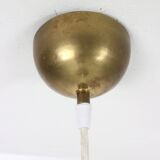 Opal glas pendant Bent Karlby for Lyfa 1950s Denmark