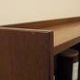 Danish oak display cabinet with lighting and adjustable shelves, 1960s