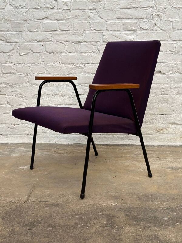 Fauteuil pierre Guariche Meurop tissus d’origine