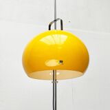 Italian yellow Lucerna floor lamp from the Space Age era, mid-century by Guzzini, 1960s.