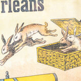 Former Orleans Chapelery Advertising Poster 1900