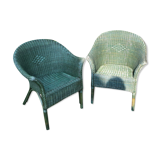 Vintage rattan armchair