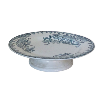 Dish Compotier iron earth Saint Amand