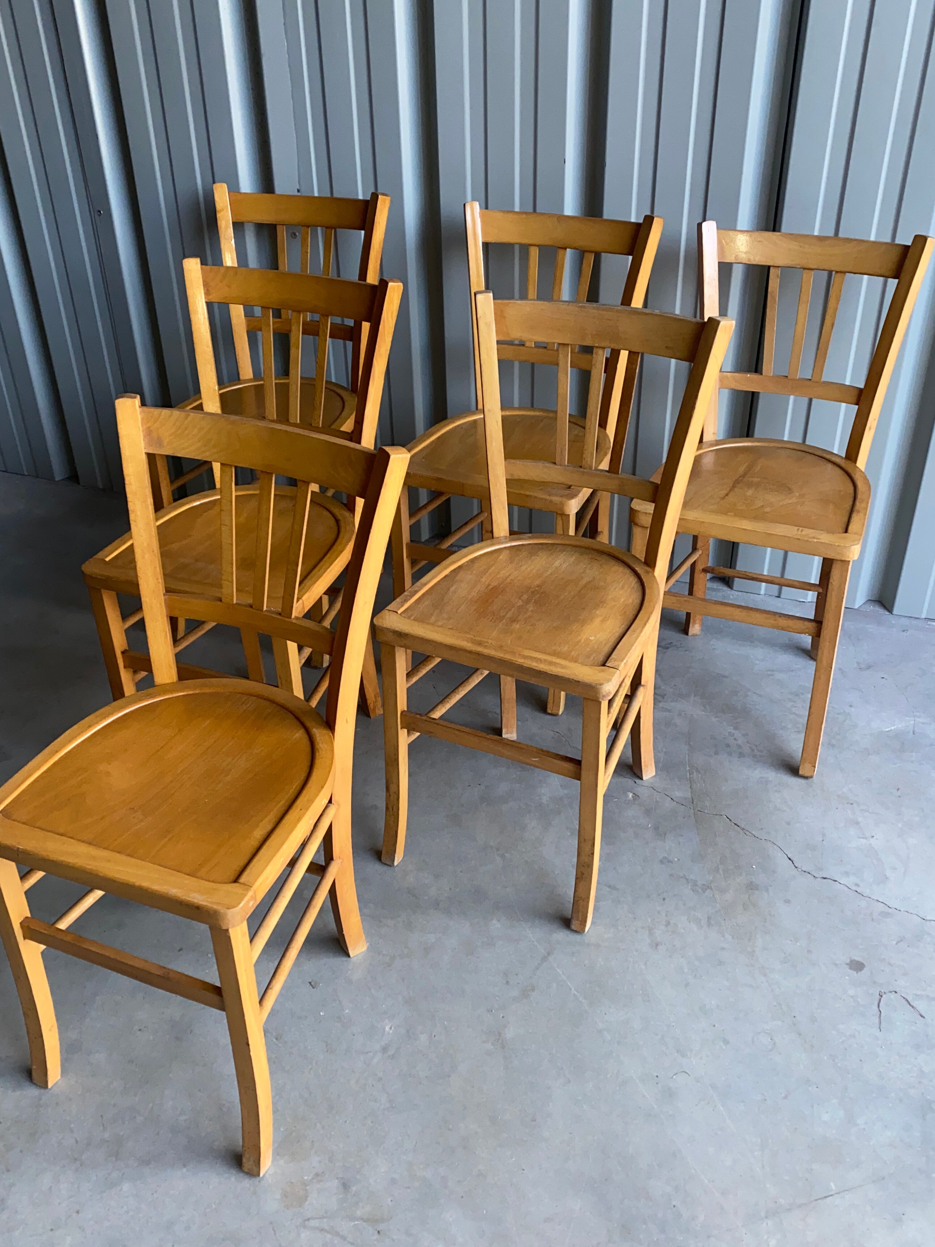 6 chaises bistrot