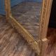 Antique French Napoleon III mirror with gold-coloured frame